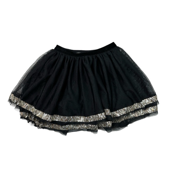 Cherokee Kids Black Tulle Sequin Skirt size 4/5 - Picture 1 of 5